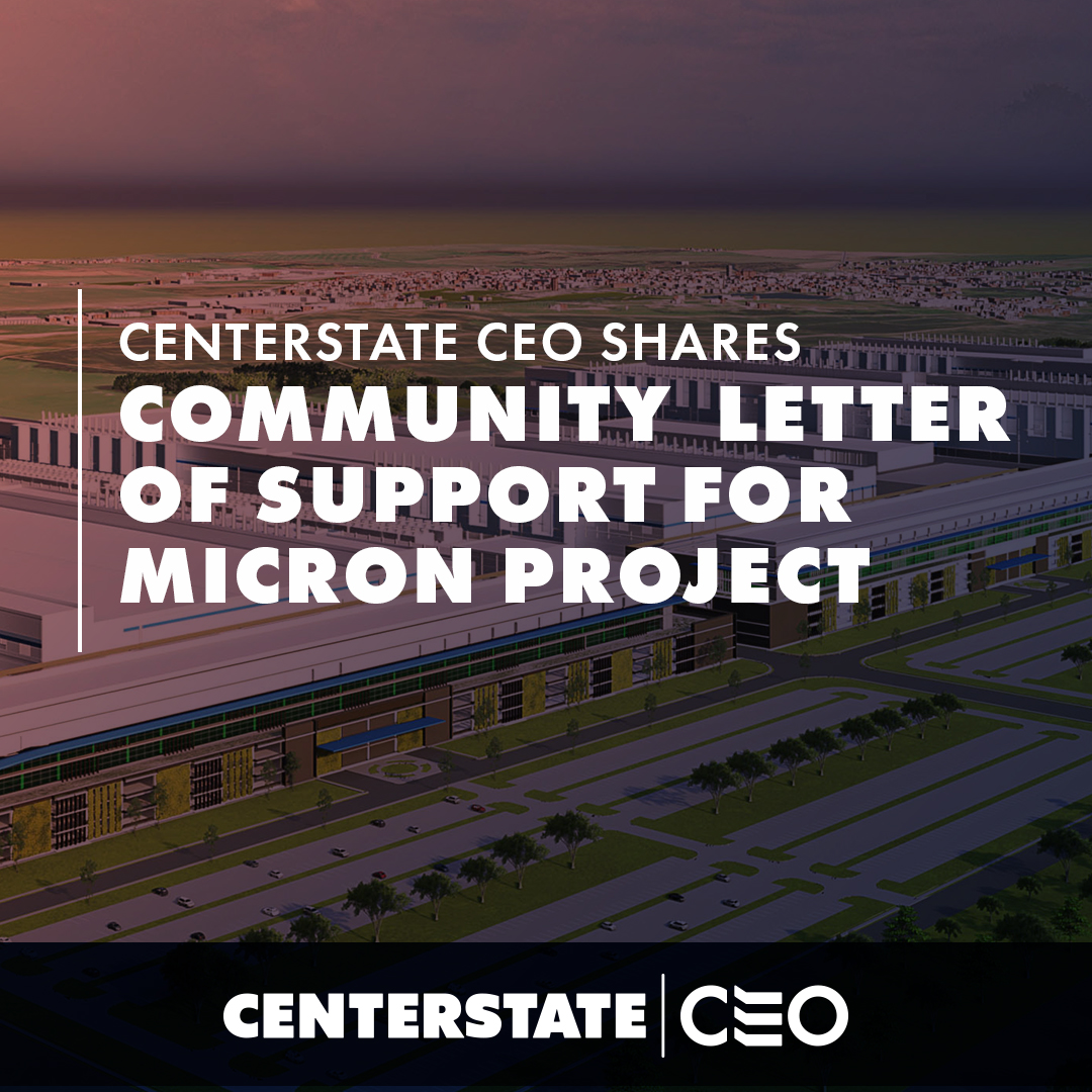 More than 100 businesses and organizations joined CenterState CEO in a letter shared with <a href="/syracusedotcom/">syracuse.com</a> to emphasize that Syracuse is the best place for <a href="/MicronTech/">Micron Technology</a> to invest, expand and create opportunity. Read the letter and see the supporters here: hubs.la/Q03yMfhp0