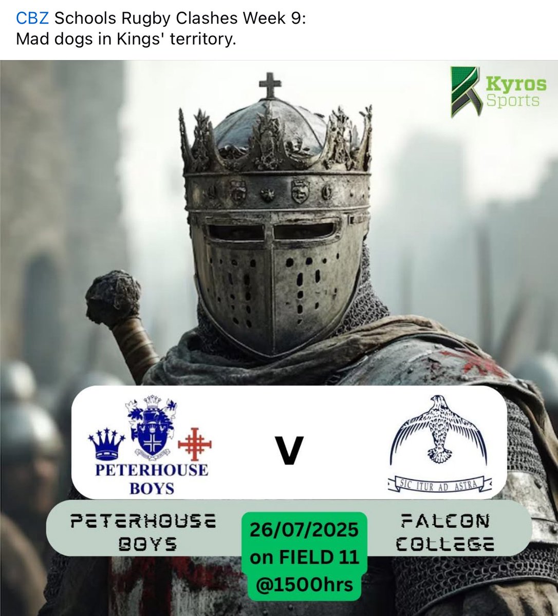 Ku ruff 🫠 <a href="/CBZHoldings/">CBZ Holdings</a> Schools Rugby Clashes
