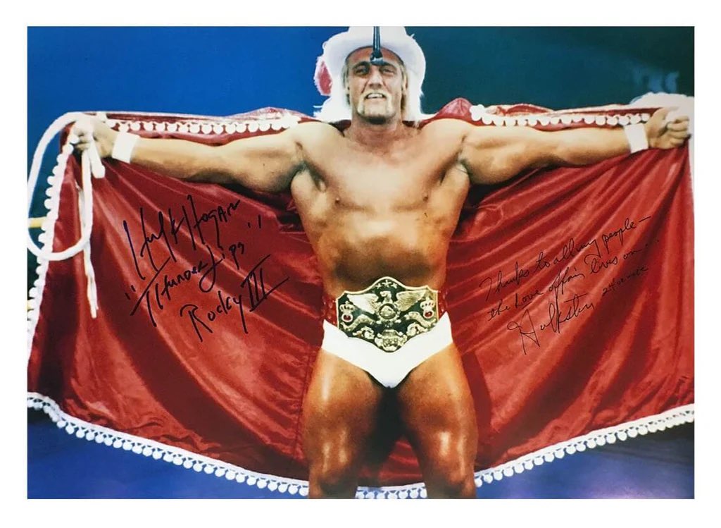 Aaronlee812's tweet image. RIP to Hulk Hogan……or as I loved him as..”Thunder Lips”. Rough week, first Malcom Jamal Warner, then Ozzy and now the “Hulkster”….😞