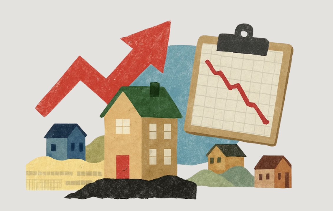 HousingWire's tweet image. 💰Home prices hit all-time high, but more inventory cools price growth
Home price increases slowed to just 2% year over year
➡️ Read the full breakdown here: housingwire.com/articles/home-…