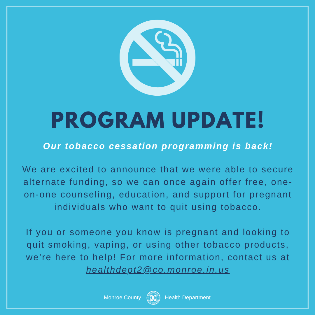 Smoking cessation programming is back!