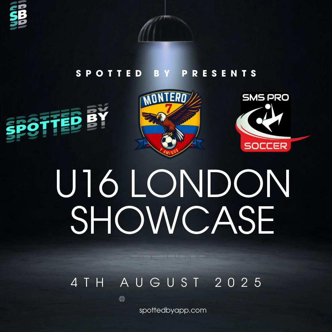 SMS Pro Soccer are heading to London !! 

We are absolutely delighted to be hosting an U16 London showcase event in partnership with Spotted By FC where we will be showcasing some great talent from South America &amp; the UK. 

#Tours #Trials #TalentID