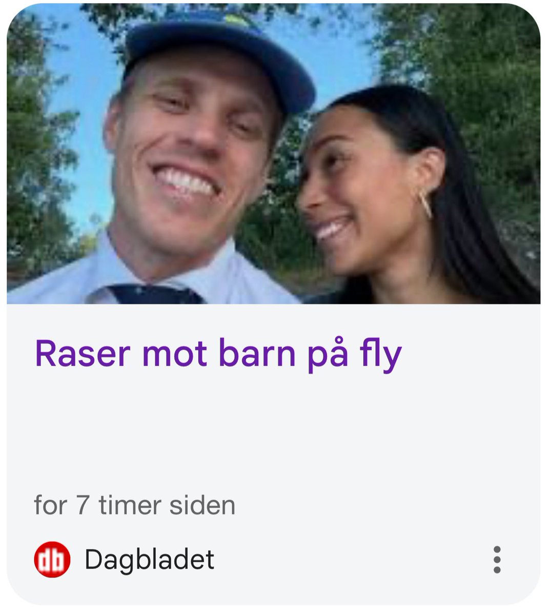 Det finnes barnefrie-fly. Det heter privatfly. Bare hyggelig, Olav Stubberud.