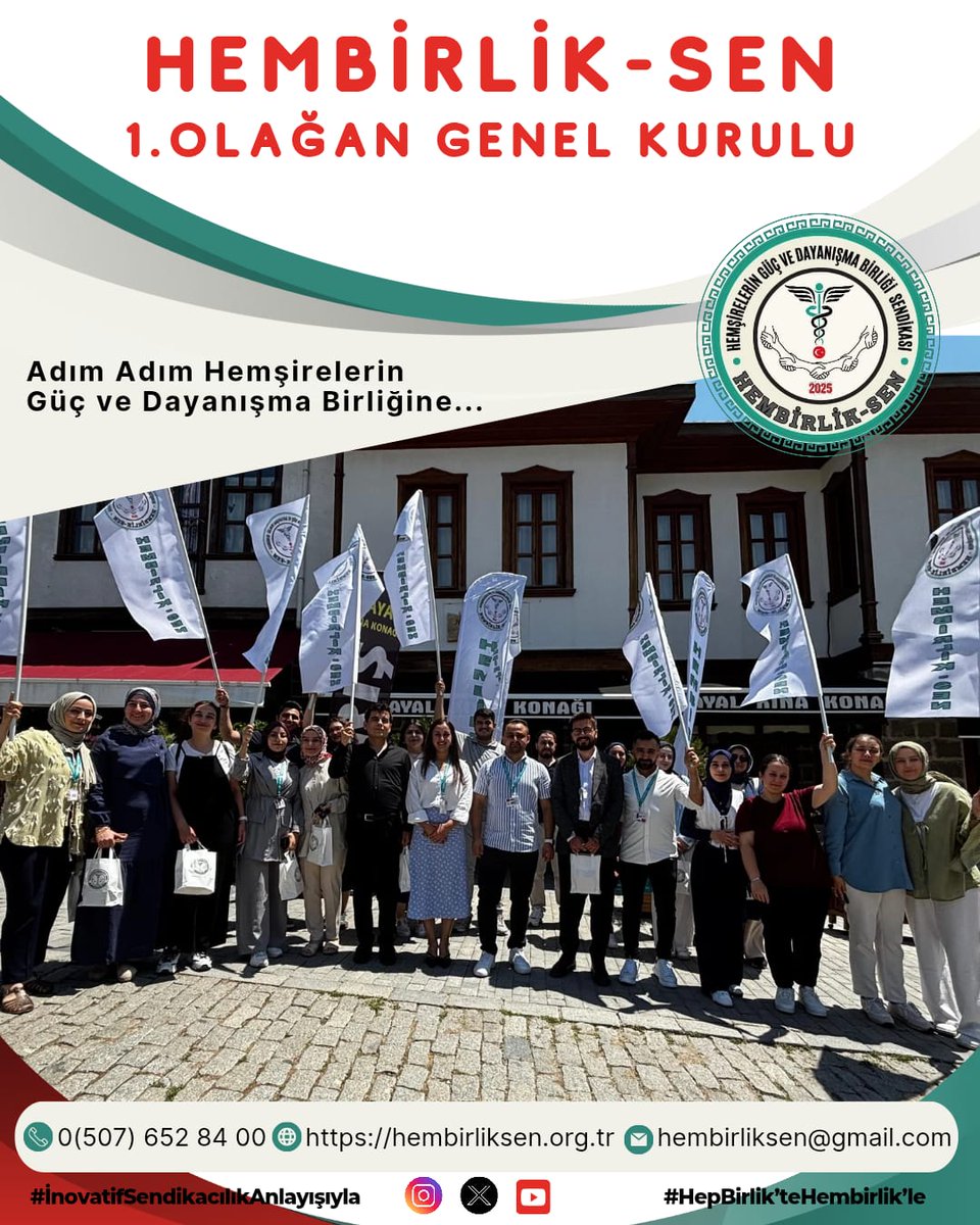 HEMBİRLİK-SEN olarak yeni yönetimimize hayırlı olsun diliyoruz...
Mesleğimiz için çalışmalarımıza devam edeceğiz. Meslektaşlarımızın sesi ve umudu olmaya devam edeceğiz.

Adım Adım Hemşirelerin Güç ve Dayanışma Birliğine
Hep Birlik'te HEMBİRLİK'le
#HepBirlikteHembirlikle