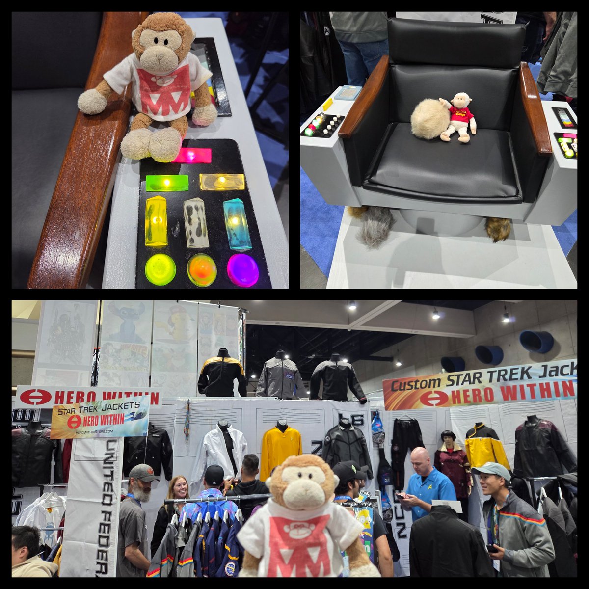 TravelingMocha's tweet photo. Posting photos from last night at Comic-Con. Check out the @HeroWithinInc booth!
#MonkeyBusiness #SDCC #ComicCon #SanDiego #MonkeyCon #PreviewNight #July23 #latergram https://t.co/LG05XY1qT2