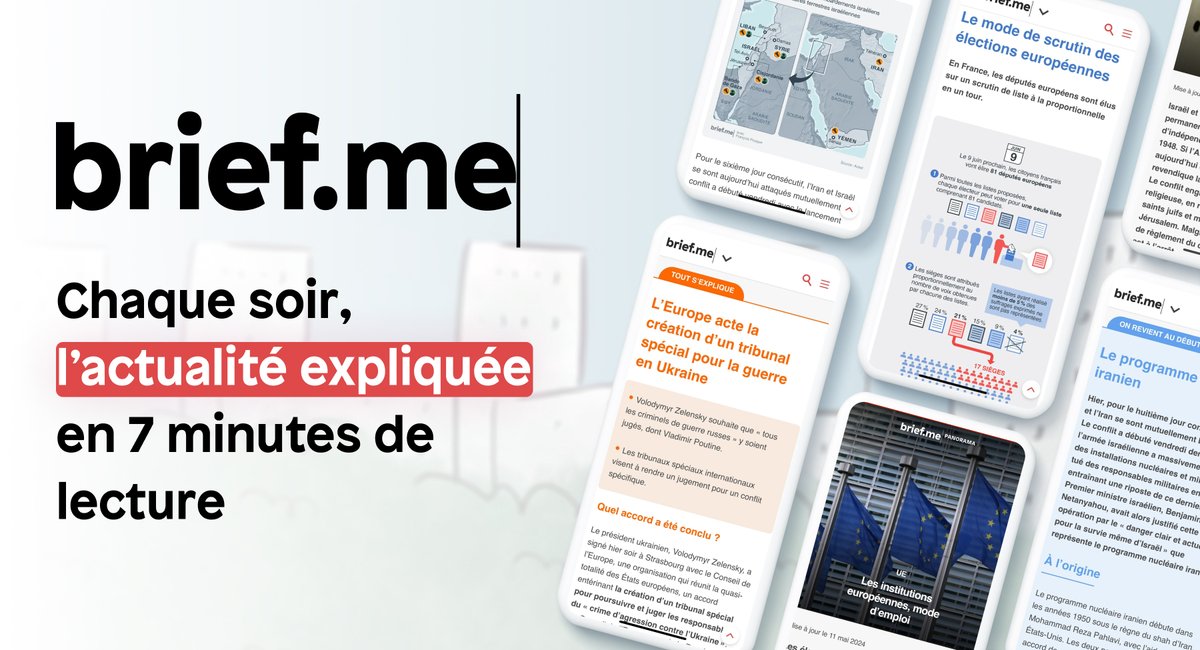 📣Nouveau Service numérique
Découvrez Brief me un rdv quotidien qui fait le tri dans l’actualité pour y voir plus clair dans le flot de l’information #numérique
Également Brief eco et Brief science

Connectez vous et accédez à la page : ma-mediatheque.net/default/brief.…
<a href="/briefmenews/">Brief.me</a>