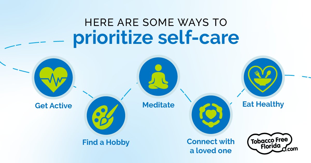 Taking care of yourself means making choices that support your health and well-being. This #internationalselfcareday choose to be tobacco free and embrace a healthier lifestyle. 💙