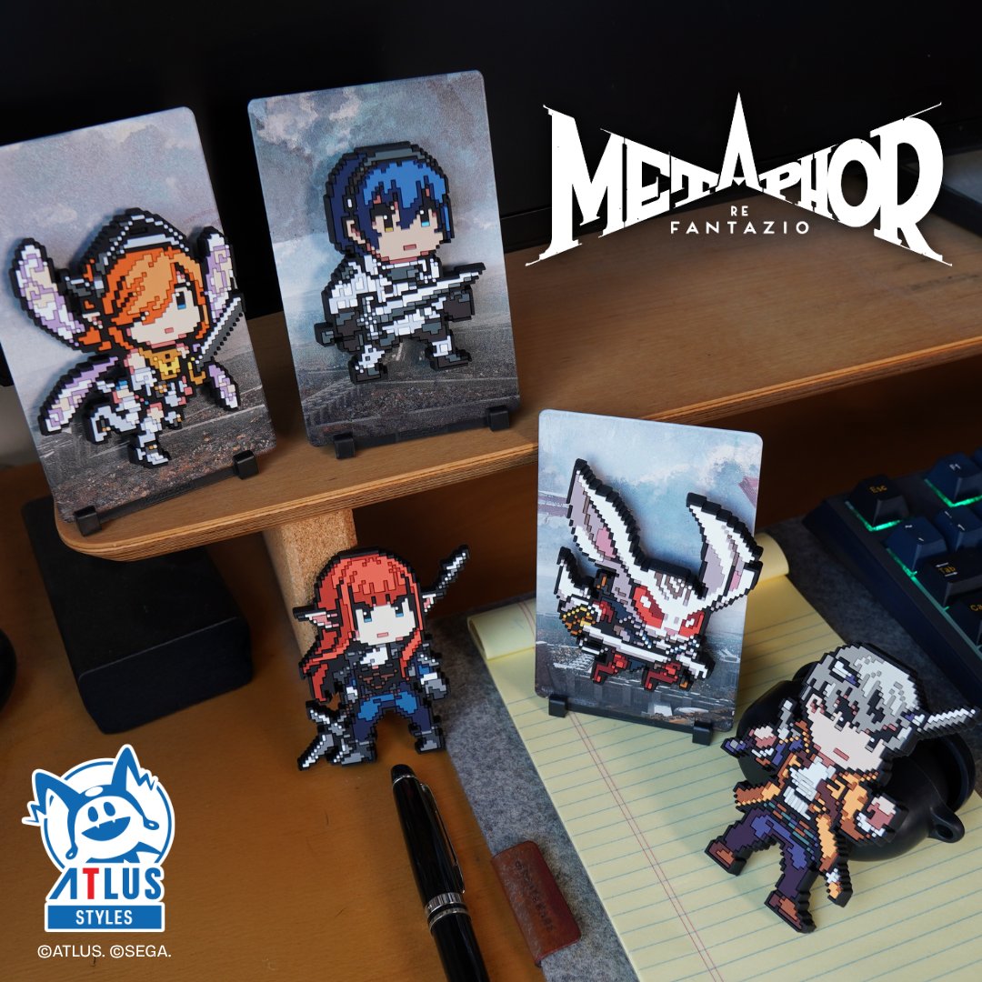 AtlusStyles's tweet image. 📢 Complete the Metaphor: ReFantazio @figgyzofficial Set!
Get all 5 FiGGYZ and save 5%!
🛒: bit.ly/metaphor-figgy