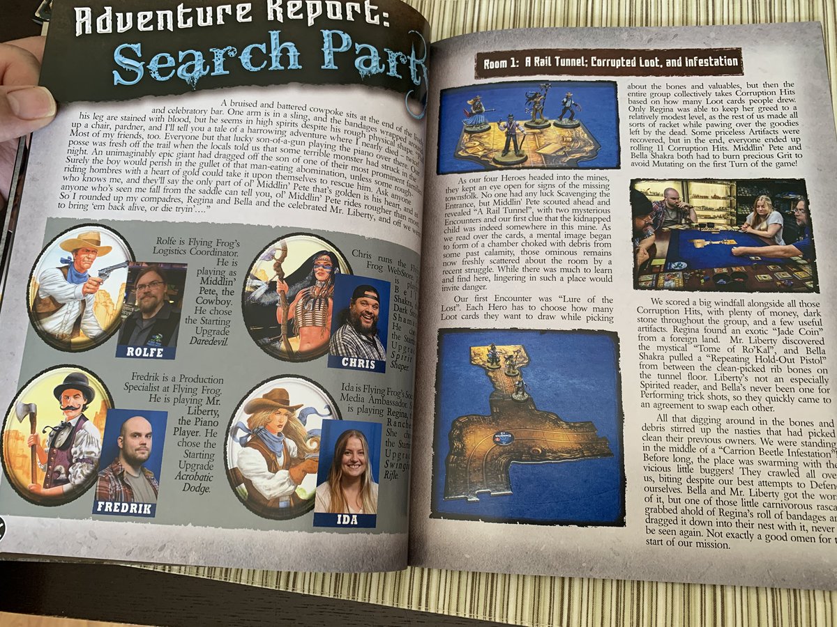Zacctastic's tweet image. A post on my other “lifestyle” game, Shadows of Brimstone. The team over at @FFPGames has started Dark Stone Magazine, a true print magazine and it’s stunning. The first two issues are in my hands and I just have to give them a shout out on the quality of content and design.