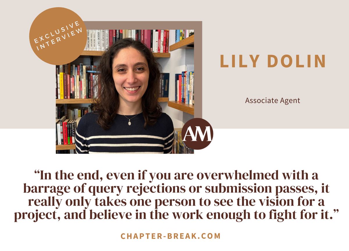 AlyssaMatesic's tweet image. All it takes is one yes.
In today’s interview, Sterling Lord Literistic associate agent Lily Dolin weighs in on author platforms, explains the power of a strong query letter, and reminds us, “all it takes is one.”
Link in bio!