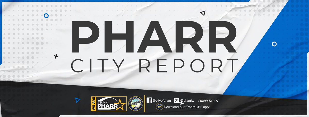 City of Pharr (@pharrtx) on Twitter photo The Board of Commissioners of the City of Pharr met for a regular meeting on Monday, July 21, 2025, and considered an agenda that included the following highlights: pharr-tx.gov/pharr-city-rep… The Board of Commissioners of the City of Pharr met for a regular meeting on Monday, July 21, 2025, and considered an agenda that included the following highlights: pharr-tx.gov/pharr-city-rep…