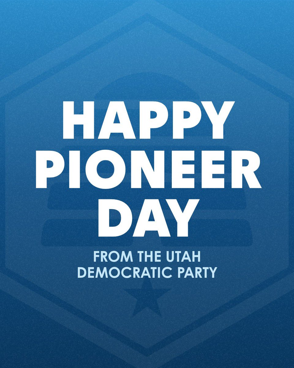 Happy Pioneer Day, Utah! Hope you have a safe and enjoyable holiday with family and friends.