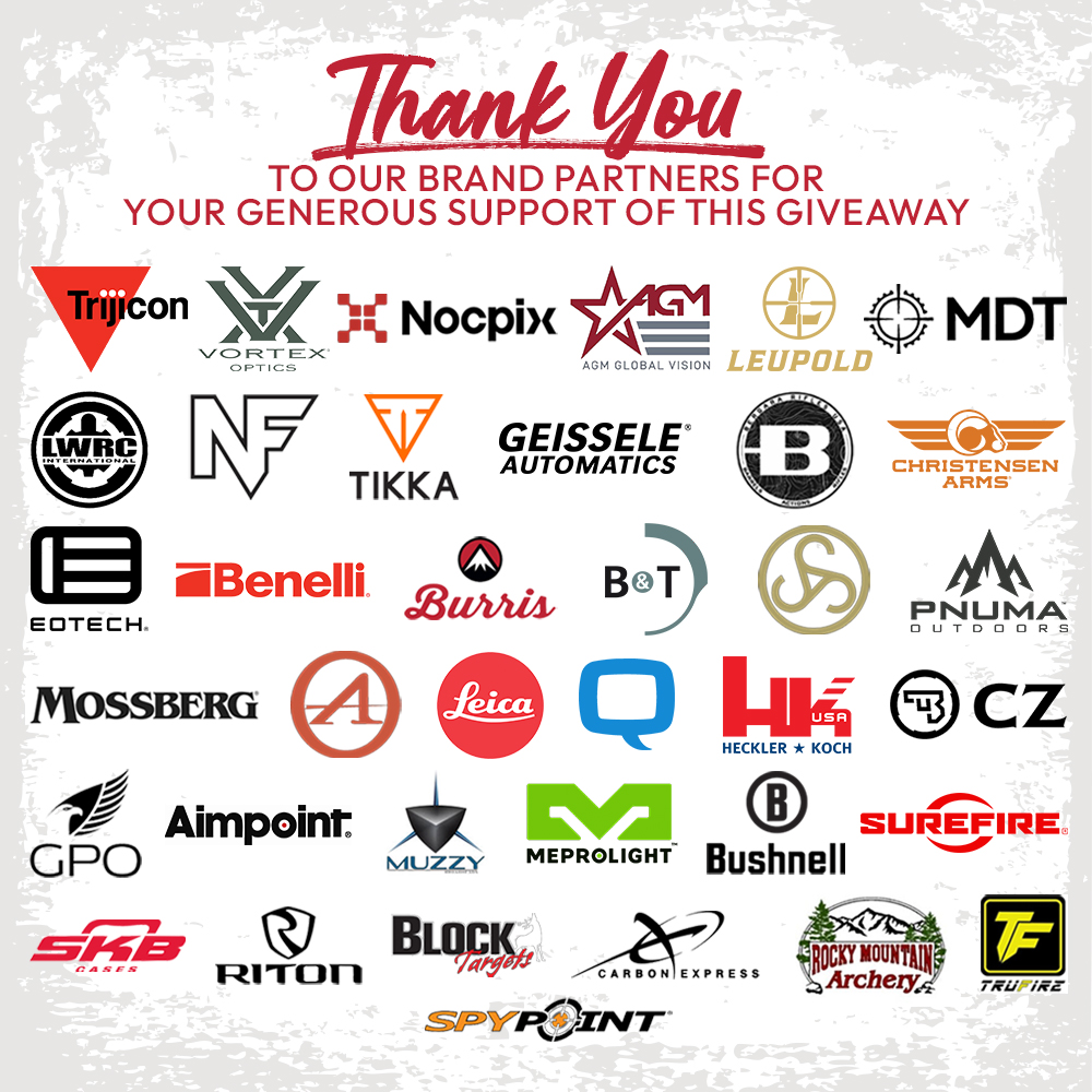 🚨 $65,000+ GIVEAWAY ALERT! 🚨

How to Enter: eurooptic.com/eurooptic-give…
*NO PURCHASE NECESSARY TO ENTER OR WIN. Sweepstakes open to USA residents. Ends 8/31/25. Void where prohibited. For Official Rules visit EuroOptic.com. Sponsor: EuroOptic*
