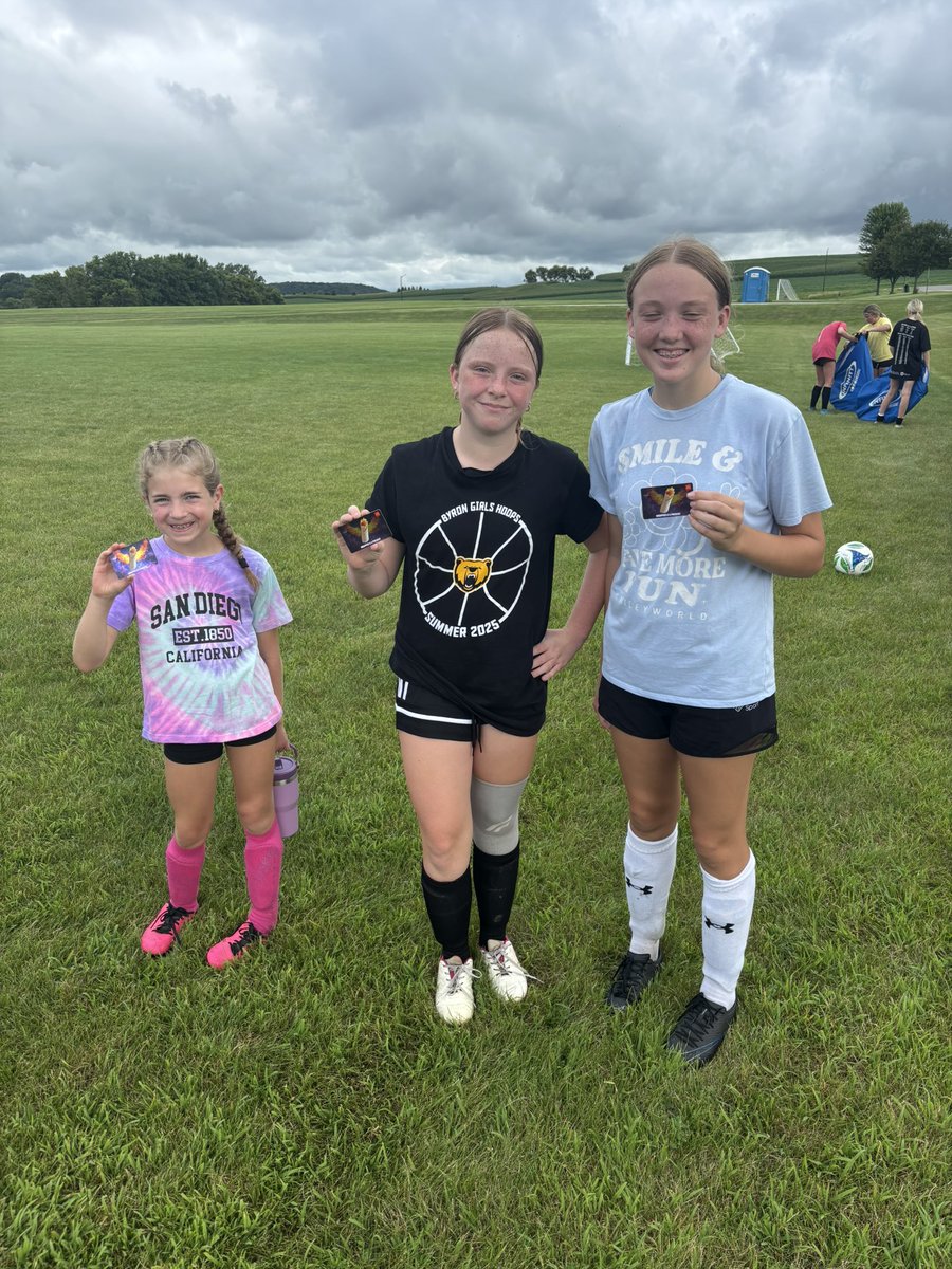 Another summer down “Out on the Pitch” Team Fury - won the younger division &amp; Team Italy won the older division!