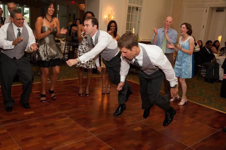 The best part of any wedding is the dancing.