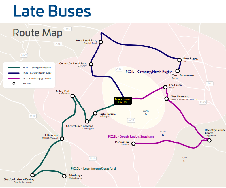 PrincethorpeCol's tweet photo. π Bookings for 2025β26 school bus services are open! π New this year: 3 late buses for added flexibility! Secure your childβs pass before 30 July π https://t.co/txgGo5Gpac #BusServices #SchoolTransport #GettingToSchool https://t.co/J6GkVpzRz0