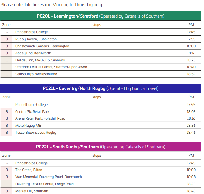 PrincethorpeCol's tweet photo. π Bookings for 2025β26 school bus services are open! π New this year: 3 late buses for added flexibility! Secure your childβs pass before 30 July π https://t.co/txgGo5Gpac #BusServices #SchoolTransport #GettingToSchool https://t.co/J6GkVpzRz0