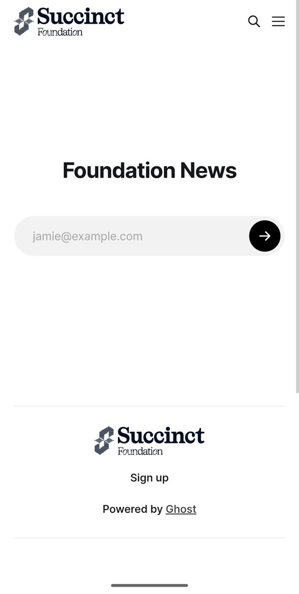 The <a href="/SuccinctLabs/">Succinct</a> Foundation just went live with their official blog:
 
blog.succinct.foundation

Something big is on the way! 

Are you ready?