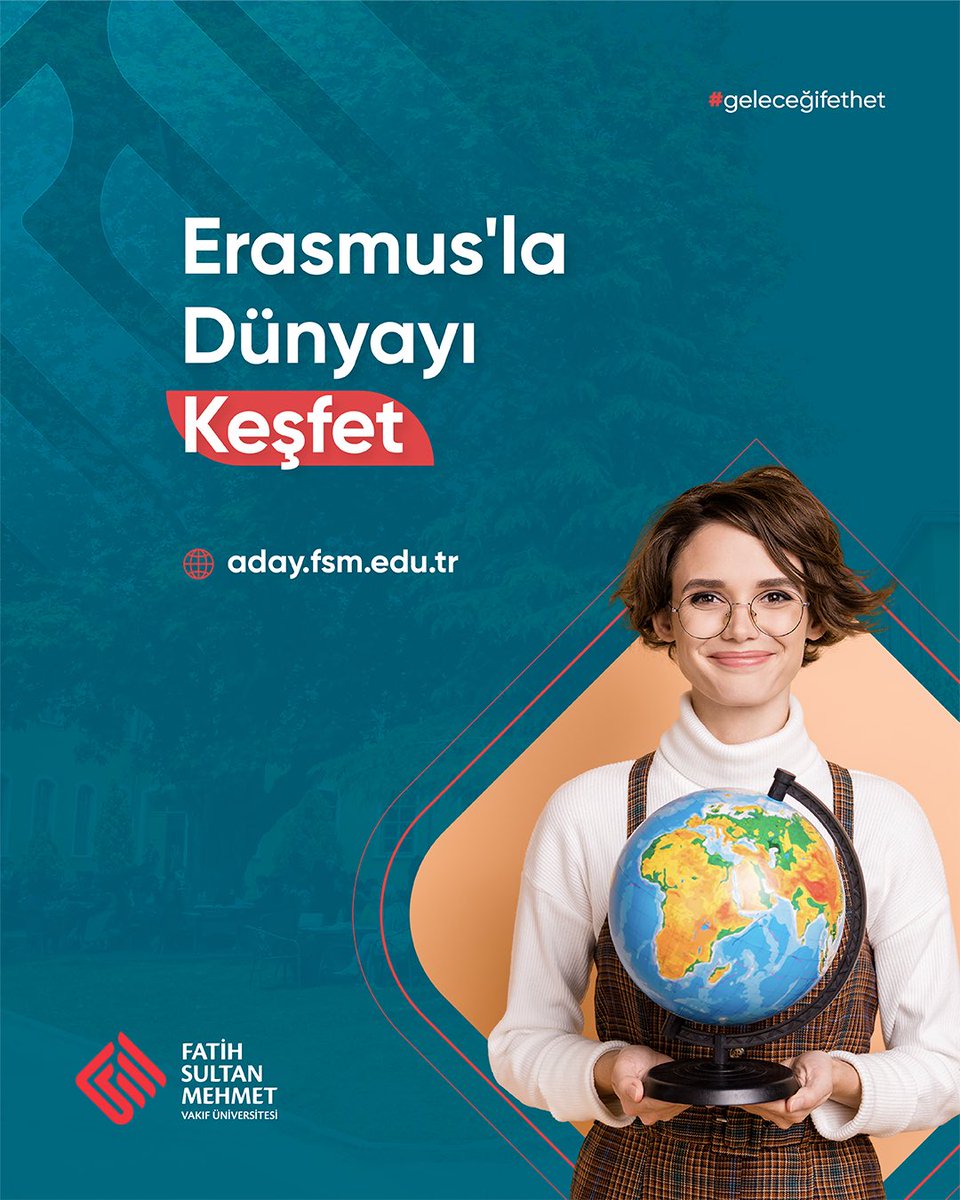 fsmvu's tweet image. FSM'de eğitim sadece İstanbul'la sınırlı değil.
Erasmus+ anlaşmaları, uluslararası yaz okulları ve yurt dışı staj programları ile dünyanın kapıları açık.
Sen de geleceğini FSMVÜ’den başlat, dünyaya açıl.
aday.fsm.edu.tr
#FSM ile #GeleceğiFethet