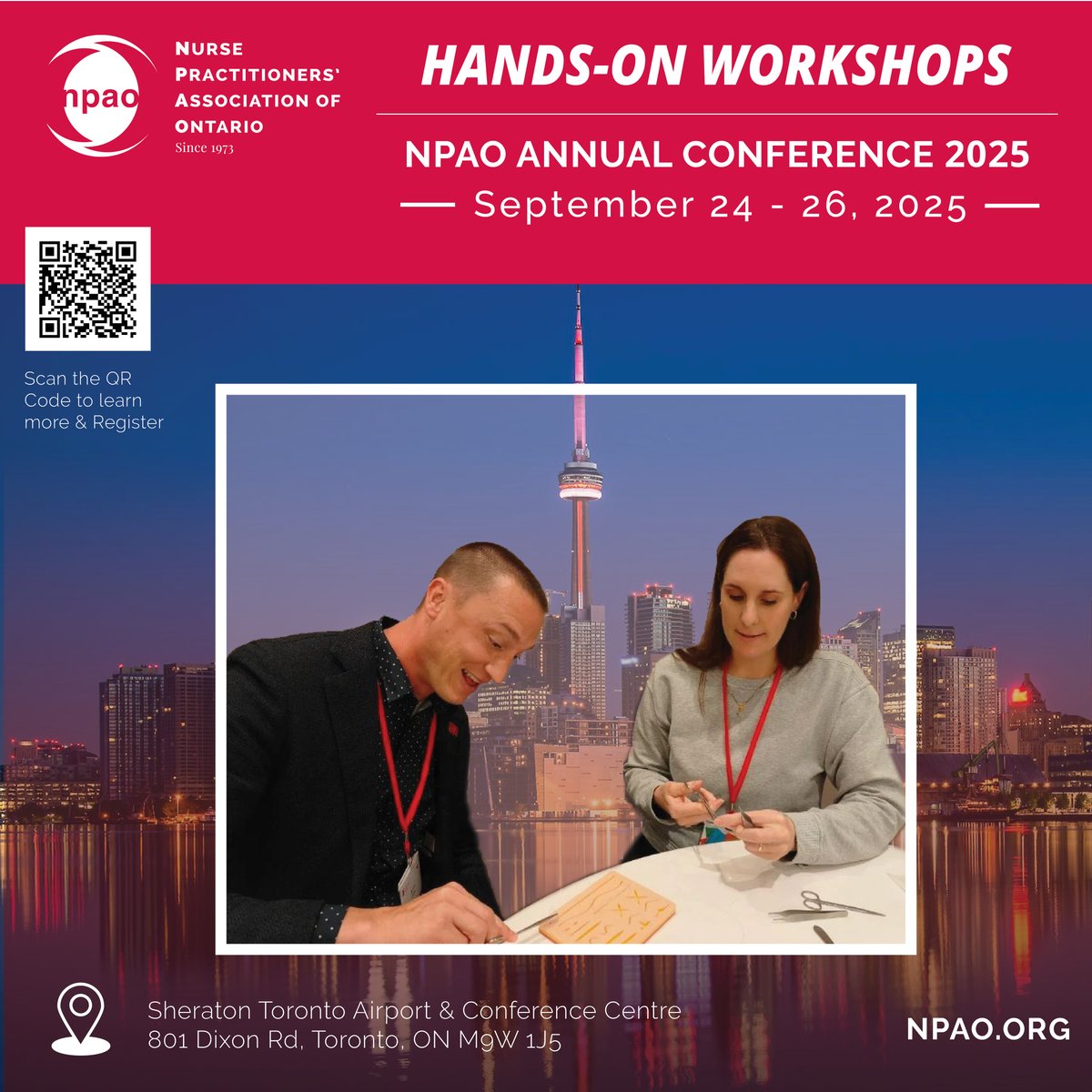 Hands-On Learning Awaits! Sharpen your skills and advance your practice with Hands-On Workshops at the 2025 NPAO Annual Conference in Toronto.
Join us on September 24-26, for the NPAO Annual Conference!

Mark your calendars: loom.ly/K7R9C_0