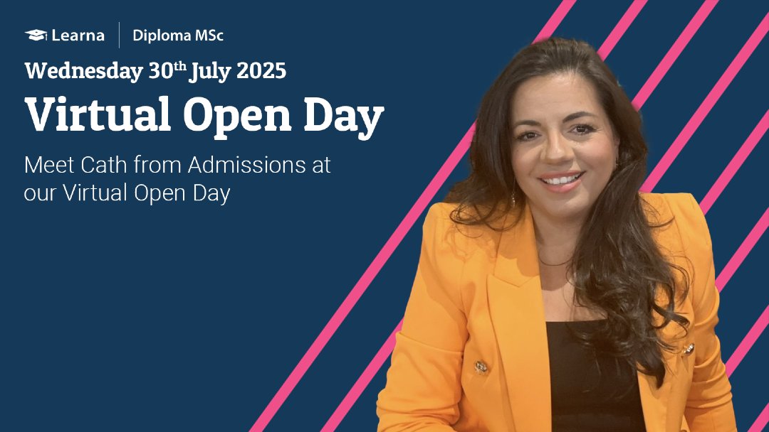 diplomamsc's tweet image. Meet Cath from Admissions at our Virtual Open Day!

Find out what happens after you click apply and how we support you every step of the way

#VirtualOpenDay #PostgraduateSupport #OnlineMasters #OnlinePGDip