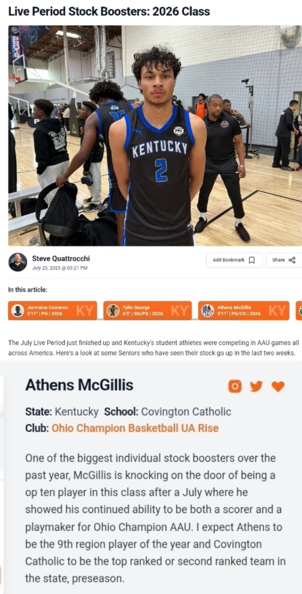 Athens McGillis (@athensmcgillis) on Twitter photo I appreciate the write up Coach <a href="/RealCoachQ/">Steve Quattrocchi</a> Hope those predictions come true. 🙏
<a href="/TreyScotti/">Trey Scotti</a> <a href="/ohiochampionbb/">Ohio Champion Basketball</a> <a href="/CovCathHoops/">Cov Cath Hoops</a> <a href="/Jake_Thelen/">Jake Thelen</a> <a href="/all_HEART_bball/">All H.E.A.R.T. Mentality</a> I appreciate the write up Coach <a href="/RealCoachQ/">Steve Quattrocchi</a> Hope those predictions come true. 🙏
<a href="/TreyScotti/">Trey Scotti</a> <a href="/ohiochampionbb/">Ohio Champion Basketball</a> <a href="/CovCathHoops/">Cov Cath Hoops</a> <a href="/Jake_Thelen/">Jake Thelen</a> <a href="/all_HEART_bball/">All H.E.A.R.T. Mentality</a>