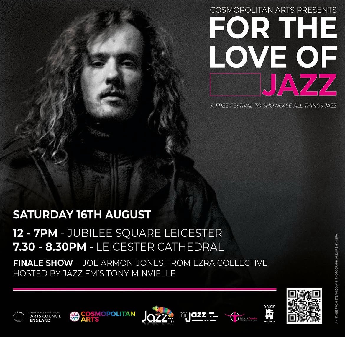 Cosmopolitan Arts (@artcosmopolitan) on Twitter photo For the Love of Jazz Festival is back Jubilee Square #leicester on Saturday, August 16th, 12 pm - 8.30pm culminating in a spectacular finale show <a href="/LeicsCathedral/">Leicester Cathedral</a> <a href="/joeArmonJones/">Joe Armon-Jones</a> of award winning Ezra Collective.
@aboutleicester @bbcleicester @jazzfmuk @visitleicester #letscreate For the Love of Jazz Festival is back Jubilee Square #leicester on Saturday, August 16th, 12 pm - 8.30pm culminating in a spectacular finale show <a href="/LeicsCathedral/">Leicester Cathedral</a> <a href="/joeArmonJones/">Joe Armon-Jones</a> of award winning Ezra Collective.
@aboutleicester @bbcleicester @jazzfmuk @visitleicester #letscreate
