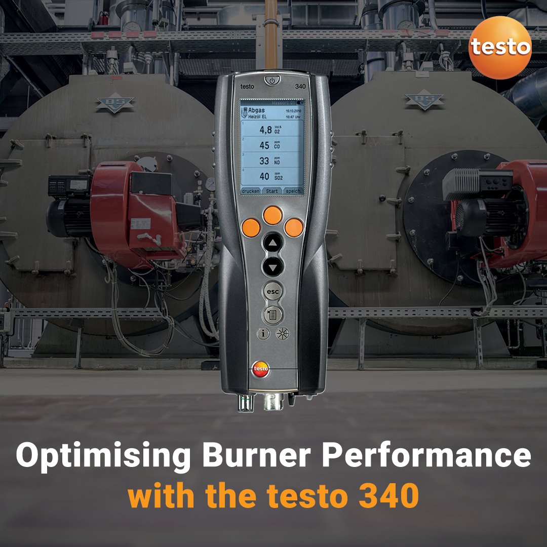 TestoLimited's tweet image. 🔥Optimising Burner Performance with the testo 340🔥
The testo 340 monitors relevant gases to fine-tune the combustion process and achieve the optimal ratio of fuel to combustion air volume⚙️
🔍testo.pulse.ly/dxdin9g91a
#EmissionsTesting #IndustrialEfficiency #testo340 #Testo