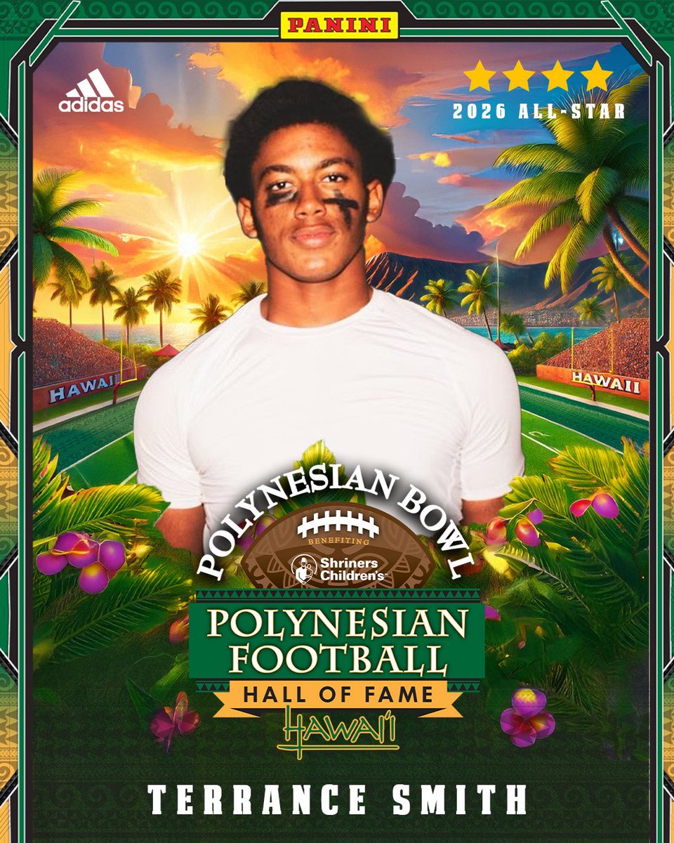 POLYNESIAN BOWL (@polynesiabowl) on Twitter photo TOP OL TERRANCE SMITH has been selected as a 2026 POLYNESIAN BOWL ALL-STAR! #polybowl2k26🤙🏽🌴 TOP OL TERRANCE SMITH has been selected as a 2026 POLYNESIAN BOWL ALL-STAR! #polybowl2k26🤙🏽🌴