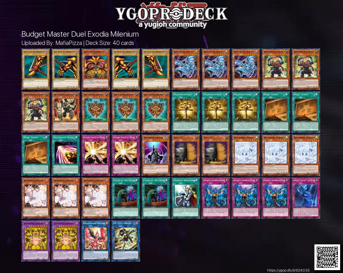 Yu-Gi-Oh! Deck of the Day - Budget Master Duel Exodia Milenium https://t.co/3Hbx47LXdQ 102 0 #yugioh #yugiohtcg Yu-Gi-Oh! Deck of the Day - Budget Master Duel Exodia Milenium https://t.co/3Hbx47LXdQ 102 0 #yugioh #yugiohtcg