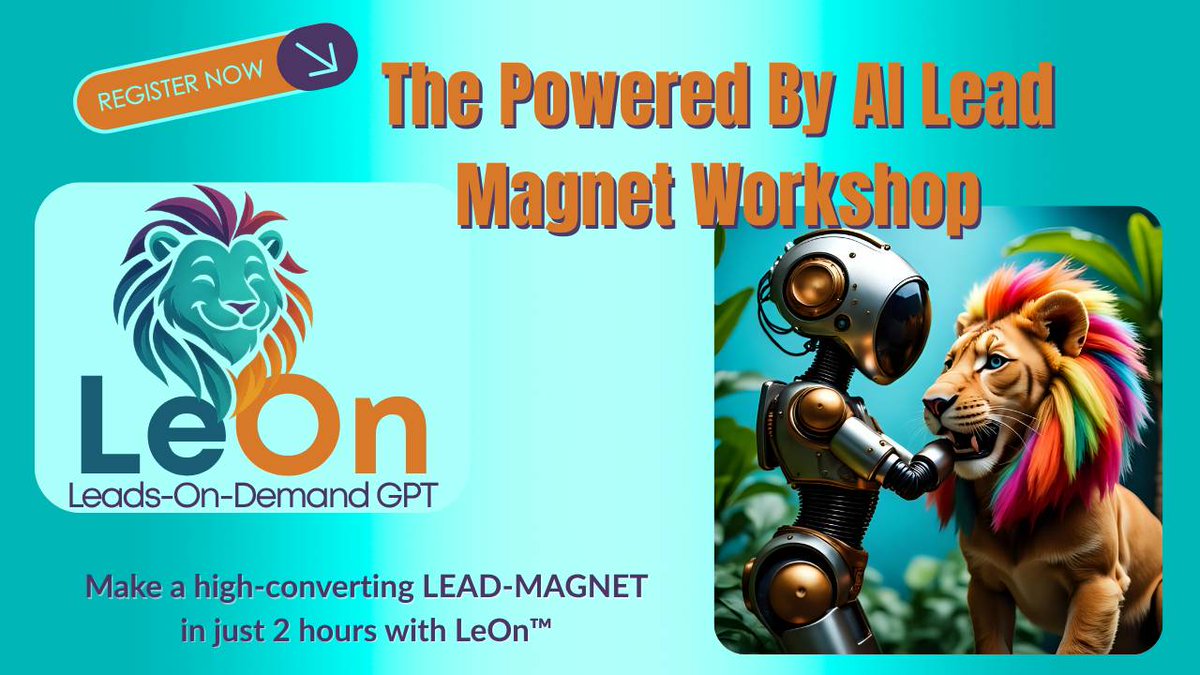 AuthorityBuildr's tweet photo. Stop overthinking your lead magnet.
 ✨ Hands-on, AI-powered workshop. Includes LeOn — your tool for lead magnet success.
 🎯 Get it done live on July 26. Just $59.
 👉https://t.co/McKAMYK5WR? https://t.co/gt2wCv4vn8