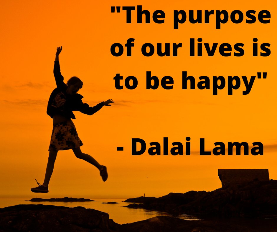 addSpace's tweet photo. “The purpose of our lives is to be happy” – Dalai Lama #life #happy #behappy #attitude #purpose #qotd https://t.co/FnUa4NTEi3