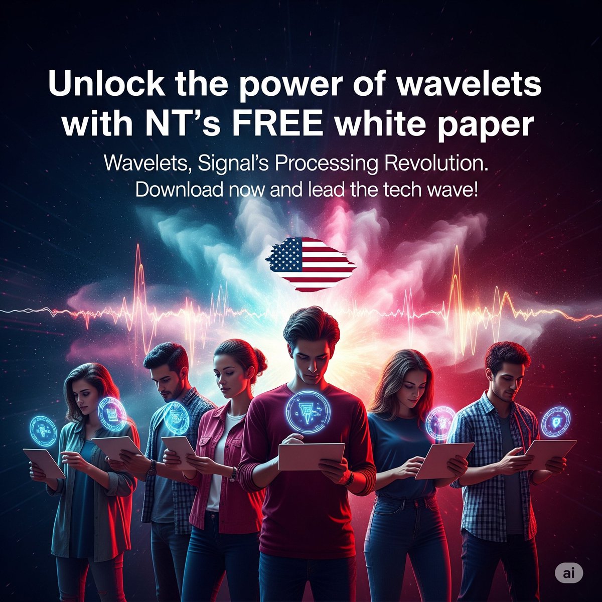 Mathematics_NT's tweet photo. “ Unlock AI’s future with NT’s FREE Wavelets, Signal’s Processing Revolution WHITE PAPER !

USA innovators, download &amp; share your AI idea for swag !  Thx @grok !”

https://t.co/pJlK65QCmX

#USATech #Wavelets #SonicBoom https://t.co/ELcaAmwb62
