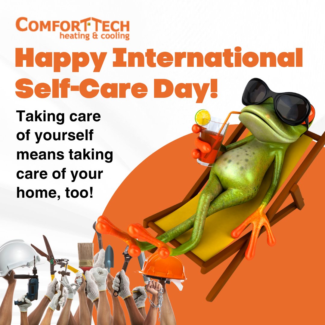 ComfortTechHC's tweet image. 🌿 Happy International Self-Care Day! 💆‍♀️

Self-care starts at home—let Comfort Tech keep your space cozy so you can relax and recharge. 🌟

📞 778-764-2482

#SelfCareDay #HomeComfort #ComfortTech #KelownaBC #RelaxAndRecharge