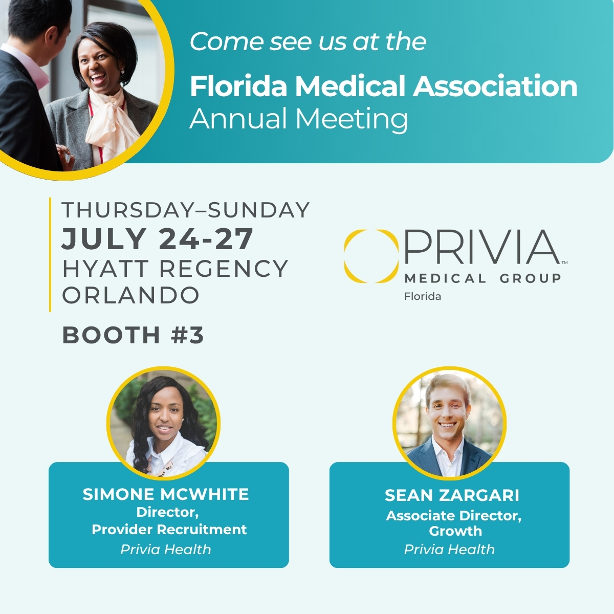 Privia Health™ (@priviahealth) on Twitter photo Thinking about the future of your Florida practice?
Build a strong, resilient business without giving up control. Connect with our team at booth #3 during the <a href="/FloridaMedical/">Florida Medical Association</a> Annual Meeting.
FloridaDoctors@PriviaHealth.com
PriviaHealth.com/Florida Thinking about the future of your Florida practice?
Build a strong, resilient business without giving up control. Connect with our team at booth #3 during the <a href="/FloridaMedical/">Florida Medical Association</a> Annual Meeting.
FloridaDoctors@PriviaHealth.com
PriviaHealth.com/Florida