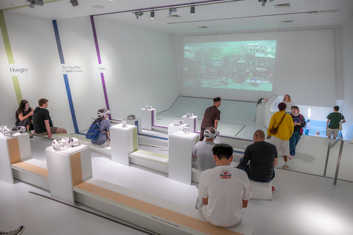 MovingImageNYC's tweet image. Portals of Solitude: Virtual Realities from Taiwan, an exhibit of four VR experiences that immerse the viewer into the worlds of isolated protagonists, closes July 27. Be sure to experience them today–Sunday! movingimage.org/event/portals-…