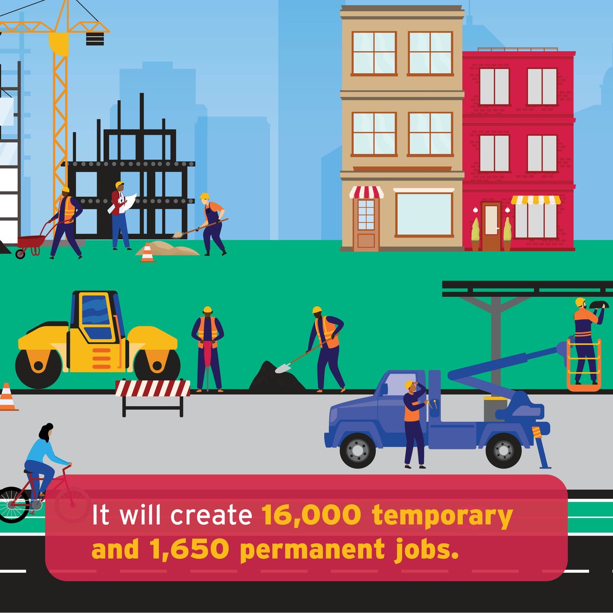 redlinemaryland's tweet image. Did you know? The Red Line could create up to 16,000 temporary and 1,650 permanent jobs plus a major boost to local businesses and billions in economic output.
Learn more at: redlinemaryland.com
#RedLineBaltimore