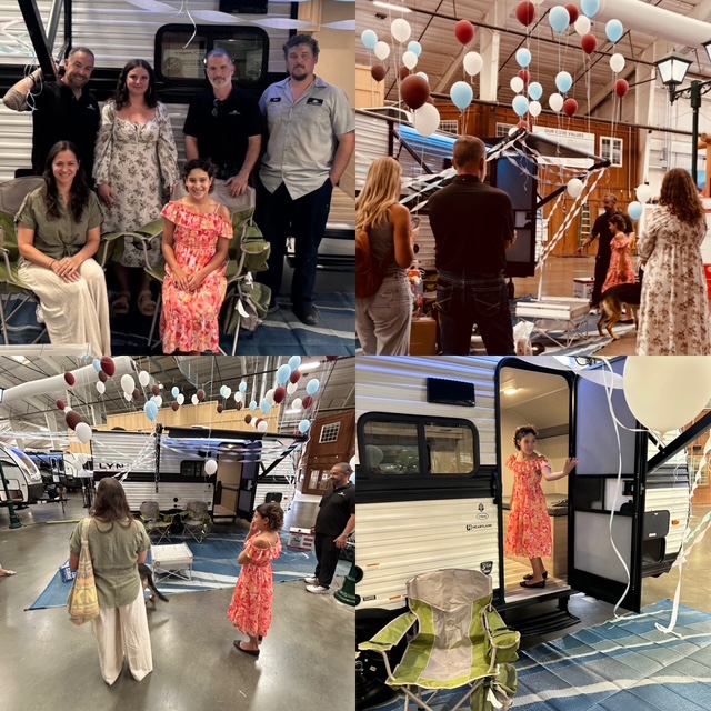 We were honored to help make a dream come true for a young camper through Make-A-Wish at Lazydays RV of Loveland. 💙 Her love for camping and exploring the outdoors inspired this special moment, giving her the freedom to enjoy new adventures.