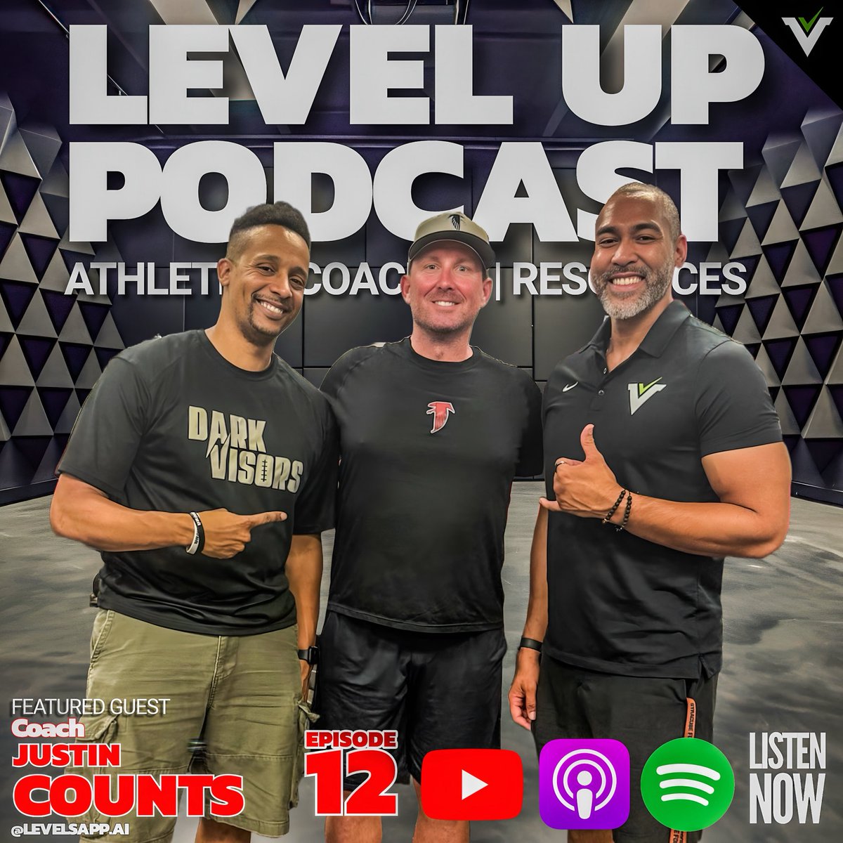 LevelsAppAi's tweet image. New Episode Out Now: Ep. 12 of the #levelsup Podcast ft. Head Coach Justin Counts for the Madison Warhawks @madfootball3 on @spotify @youtube & @applepodcasts
Make sure to like and subscribe to the YouTube channel & hit that follow button on Spotify & Apple. Links in Profile!