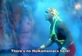 bigsturdyboi's tweet image. Hogan in hell right now