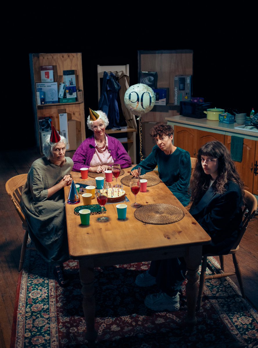 traversetheatre's tweet image. You're invited to Eileen's 90th birthday 🎈Turn off your phones at dinner.
Grab a seat at the very dysfunctional table - the world premiere of @WomensPlayPrize winner, Consumed by Karis Kelly.
31 JUL - 24 AUG
traverse.co.uk/whats-on/event…
@painesplough @belgradetheatre @LyricBelfast