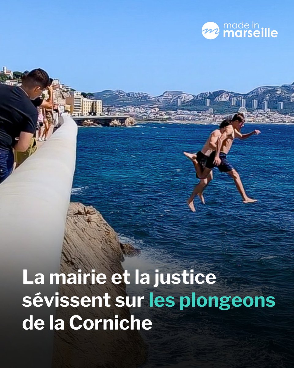 MadeMarseille's tweet image. 🔵 Face à la pratique interdite des plongeons sur la Corniche, la Ville et le procureur convoquent des jeunes et leurs familles pour des rappels à la loi.
➡️ tinyurl.com/y2nernsc