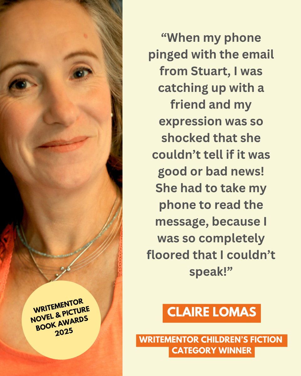 writementor's tweet image. Meet the winner of the Children's Fiction Category for this year's WriteMentor Novel & Picture Book Awards 🎉
Claire Lomas's middle grade I STILL STAND was praised by judge Christabel McKinley for its authentic voice & unflinching central subject matter.
Congratulations Claire!