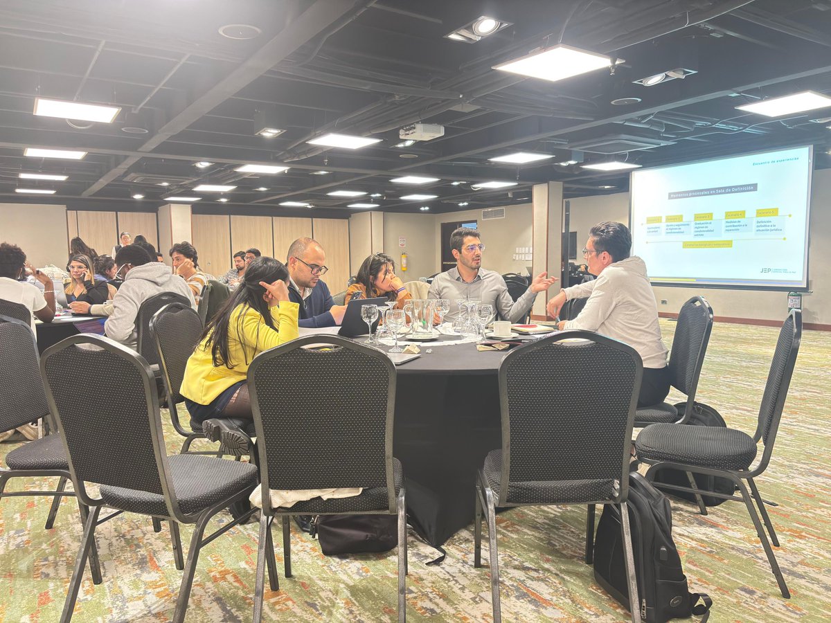 funipsi_'s tweet photo. 🔹 FUNIPSI-MAMBRÚ participó en el Encuentro Psicojurídico sobre sanciones propias y reparación, convocado por @PNUDColombia y @JEP_Colombia.
🕊️ Un espacio de aprendizaje y diálogo sobre justicia restaurativa.
#JusticiaTransicional #Reparación #Paz https://t.co/mtivTUxhOx