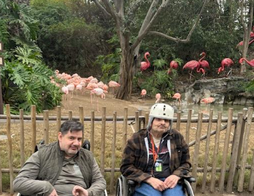 LAZoo's tweet image. July is #DisabilityPrideMonth, and the Zoo is spotlighting a partnership that supports people with disabilities. The Zoo has partnered with MERCI to bring more inclusive ways for guests of all abilities to connect with nature and wildlife here at the Zoo.