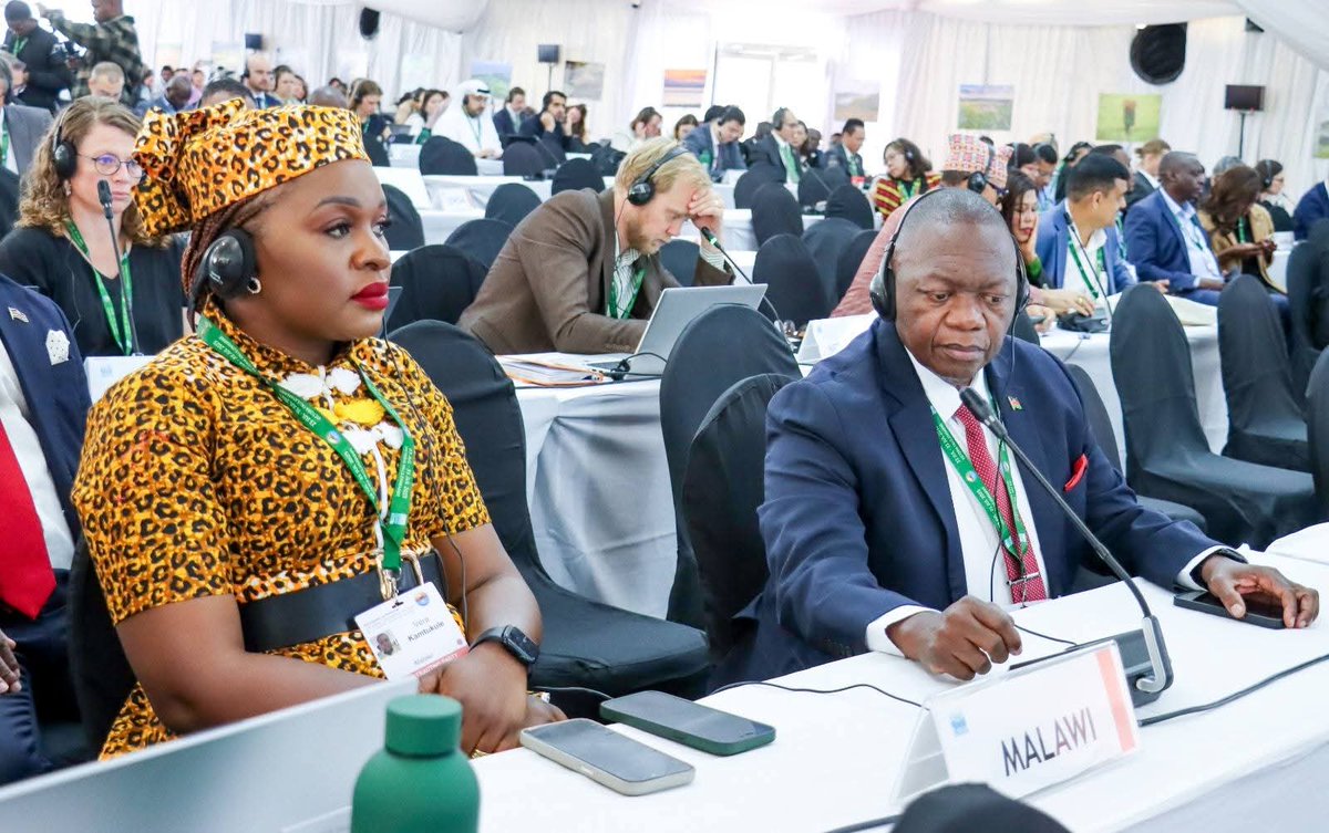 MalawiGovt's tweet image. Vice President Michael Usi today attended the opening ceremony of the Conference of the Contracting Parties to the Convention on Wetlands – COP15 being held in Victoria Falls, Zimbabwe.
The Conference is being held under the theme 'Protecting Wetlands for Our Common Future