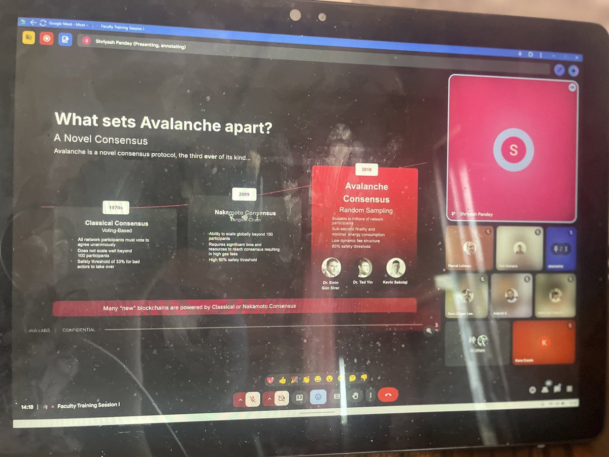 KeneEzeala's tweet image. Day 1 with @AvaLabs Faculty Development Program β Summer 2025. Learnt about fundamentals of blockchain, also journeyed a bit into @avax. Am excited for this journey of deep learning and building.
Canβt wait for week 2 π₯
#Web3 #Avalanche #AxavUniversity #BlockchainEducation