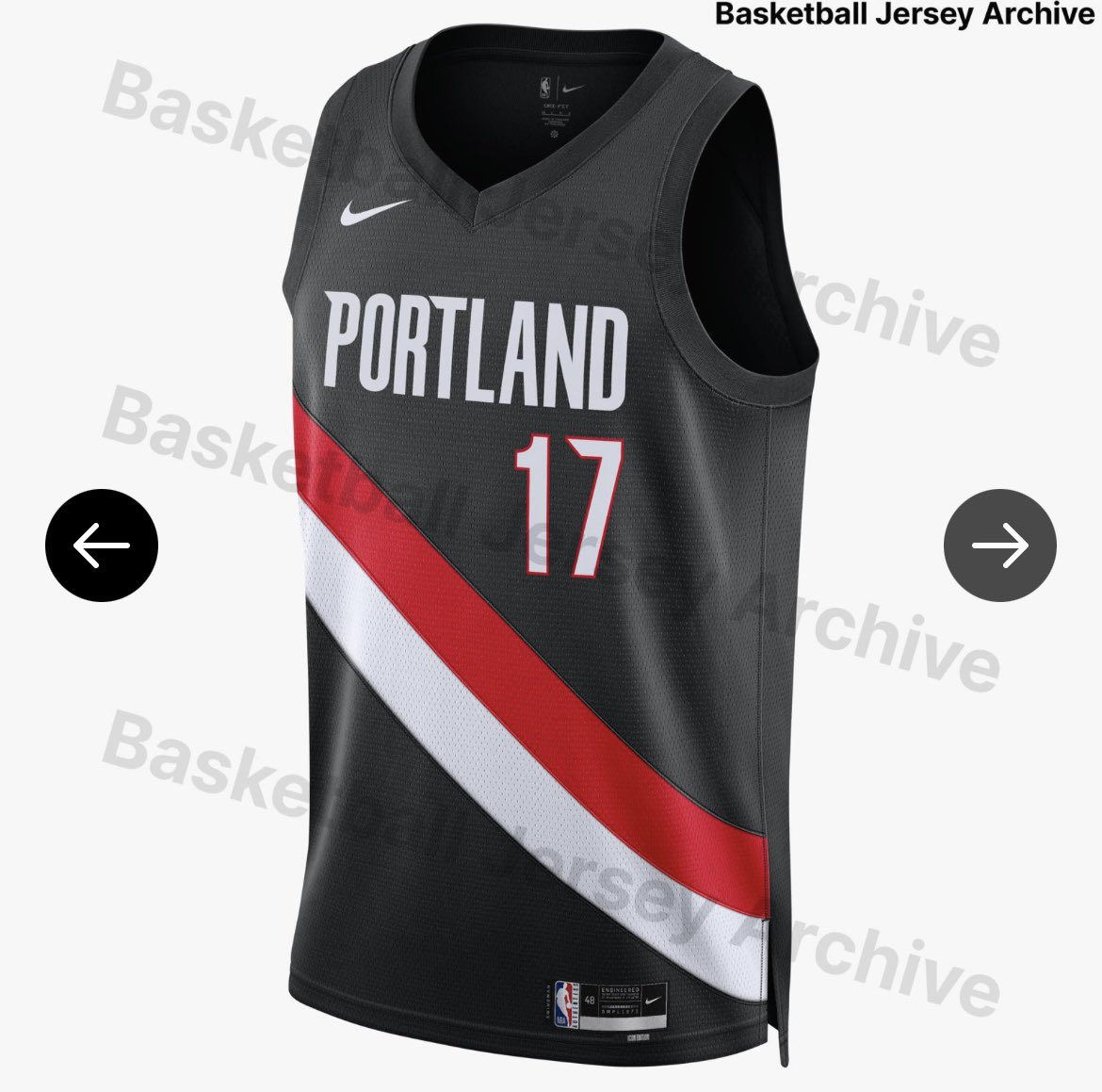 BlazersLead's tweet image. Power rank the Blazers’ jerseys for next season
White - Association
Black - Icon
Red - Statement
PDX - City Edition
Leaks courtesy of @jerseyarchive