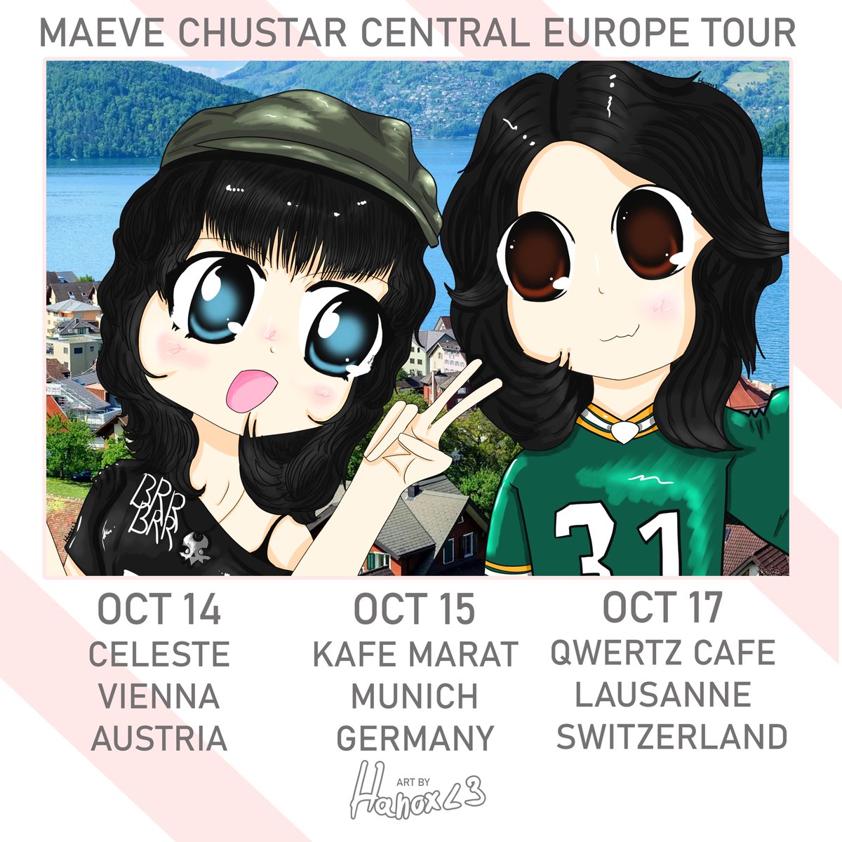 Maevechustar's tweet image. MAEVE CHUSTAR CENTRAL EUROPE TOUR!!!