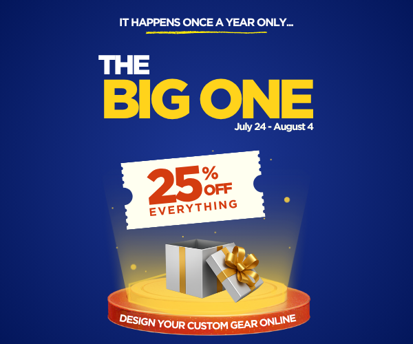 urstoreonline's tweet photo. 🚨 It’s go time. 
The Big One is ON and your cart called—it’s ready for a workout. 

25% off everything for a limited time only.
Your faves, your designs, your moment. Start creating now: https://t.co/On8I2CbvAH

#TheBigOne2025 #CustomGearSale #AddToCartEnergy https://t.co/ecS29pgmFg